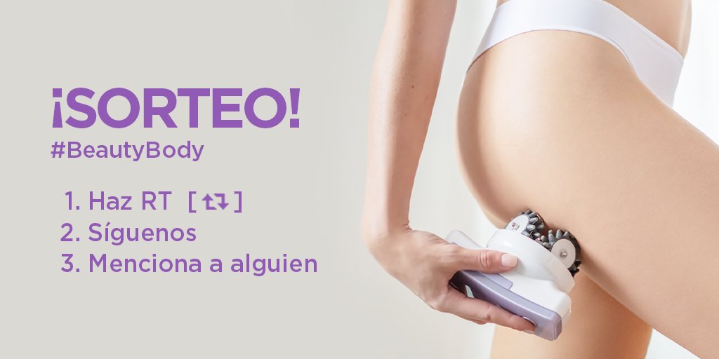 Rowenta_ES's tweet photo. 💜 #SORTEO  #BeautyBody 💜  Haz [RT+Follow] y menciona a alguien.⁣
⁣
🎁 Sorteamos dos MASAJEADORES ANTICELULÍTICOS entre los tres canales de Rowenta España: Facebook, Instagram y Twitter⁣
⁣
📆 Tienes tiempo hasta el 22 de julio incluido.⁣
¡Suerte! https://t.co/P6Uo30xTfm