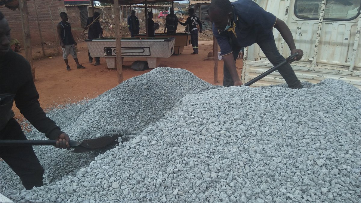 NorthHarare's tweet photo. A very big thank you to, Pomona Stone Queries for helping us with 5m cubic of 3/4 stones for the Hatcliffe padust toilet project. We very grateful when companies participate in community development.
#developinghararenorth https://t.co/C0juaOzbZc
