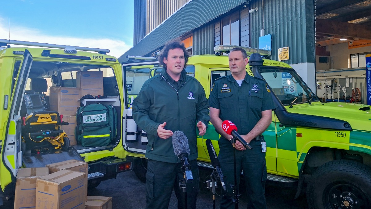 St John NZ on Twitter: "As #Fiji grapples with a #COVID19 outbreak, we're  sending emergency vehicles & lifesaving equipment to our counterparts,  #StJohnFiji 🚑 Our National Ops Manager James Stewart told the