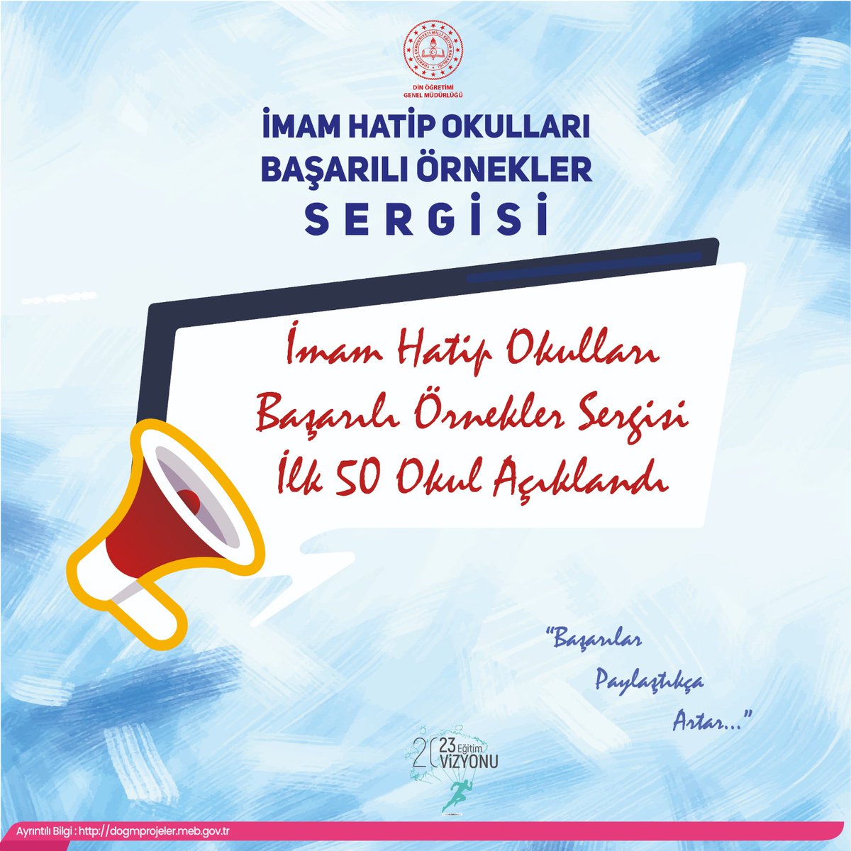 il_mem_45's tweet photo. 50 okuldan 2 tanesi Manisa'dan...👏

İmam Hatip Okulları Başarılı Örnekler Sergisi’ne başvuru yapan Yunusemre Şehit Fatih Kalu Kız Anadolu İmam Hatip Lisesi ile Turgutlu Anadolu İmam Hatip Lisesi'nin projeleri başarılı bulundu.👏
 
➡️https://t.co/hw9MELBCzu
#dogmbasariliornekler https://t.co/z6pFa3BxHH