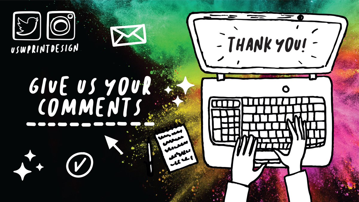 uswstaff's tweet photo. @uswprintdesign Print and Design Survey - Our aim is to provide you with the best quality service, share your thoughts with us... https://t.co/D8TfzgrQu4 https://t.co/knaalAKs9a