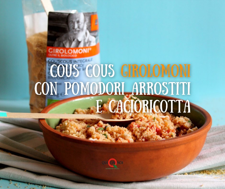 quidanoi_IT's tweet photo. 🍛Cous cous #Girolomoni con pomodori arrostiti e cacioricotta
Vai alla ricetta 👉🏻https://t.co/yobZk0hGa1👈🏻

#food #quidanoi #fedagripesca #cooperativeagricole #ricette #cucinaitaliana #couscous #cacioricotta #formaggi #cheese #formaggiitaliani https://t.co/TthbLMjwht