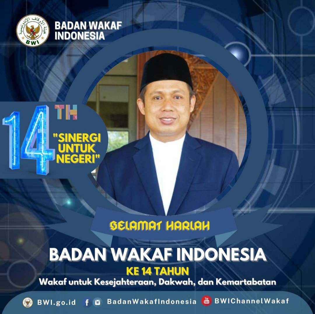 Harlah Badan Wakaf Indonesia ke 14.