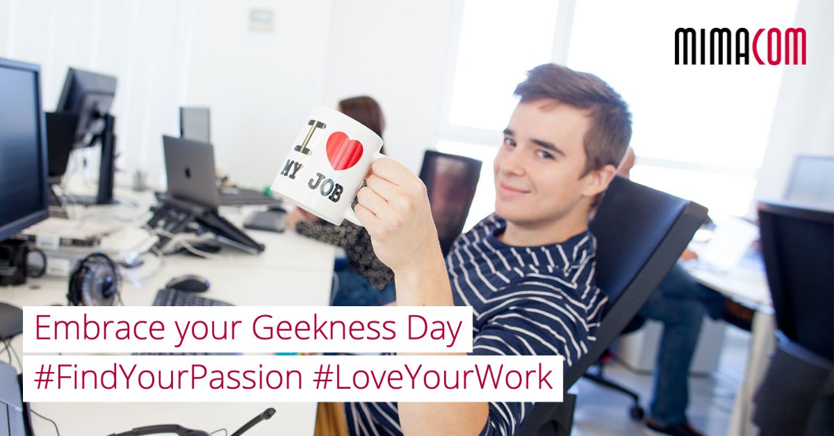 mimacom_es's tweet photo. 😎 Happy "Embrace your #Geekness Day"😎
¿Cuándo te juntas a nuestra familia global de #Geeks de la #Innovación Digital?
👉🏽https://t.co/OsKsbUlnCQ
#LoveYourWork #Joinus #AwesomeTeam
@daysoftheyear https://t.co/9yTKPa4cVa
