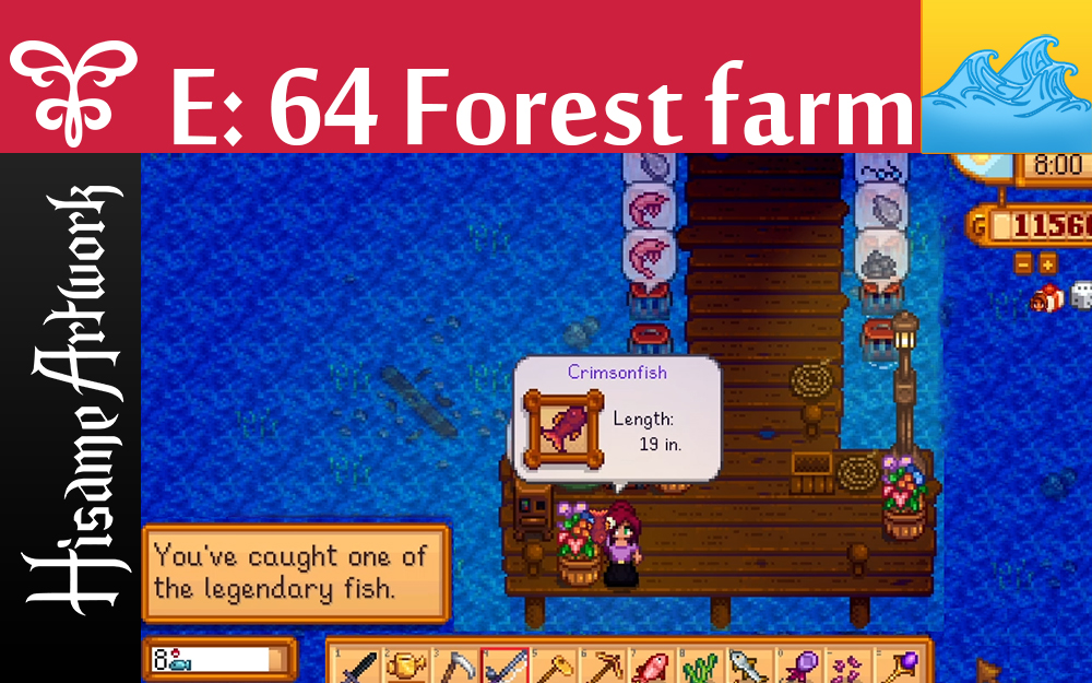 HisameArtwork's tweet photo. New episode is up! <3 
https://t.co/VtcPxsjqFs

#HisameSDV #HisameArtwork #StardewValley #pixelart #vanilla #sdv #forestfarm #sdvfishing #farming #farmgame #videogames #crimsonfish #stardewfarms #farmmaps #farmlayout #SDVfarm #SDVforest #legendaryfish #ytepisodes #sdvepisodes https://t.co/3RMRGqMIMR