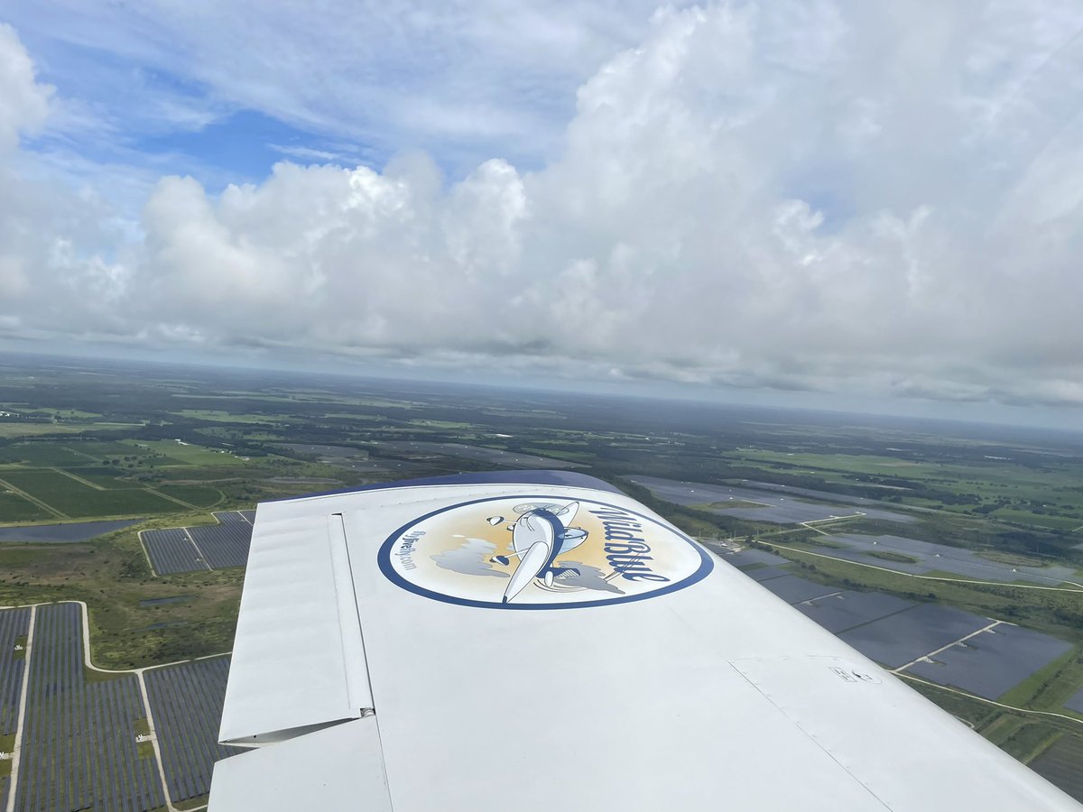 Flying in Florida. 🌞

#wildblue #wildbluerodeo #rv8a #vansaircraft #vansairforce