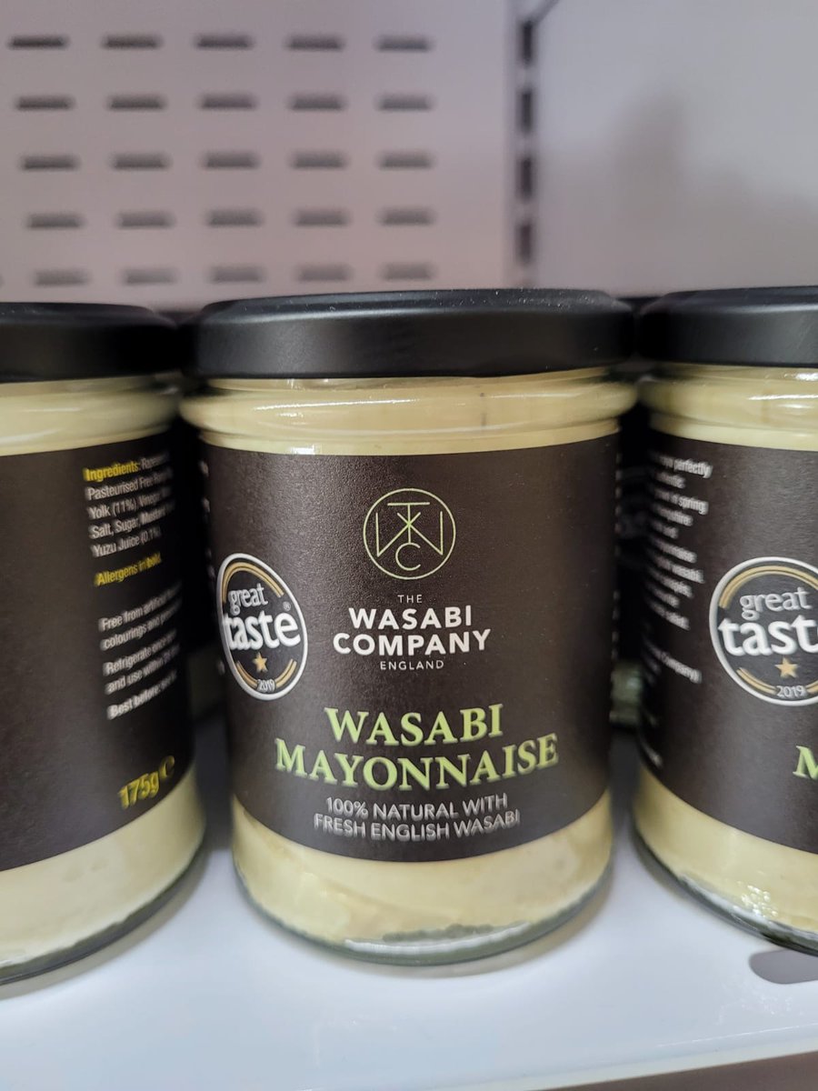 You need to try this! Wasabi Mayo from <a href="/WasabiGrowersUK/">The Wasabi Company</a>. It tastes as good as it sounds!
Now in the deli . . .