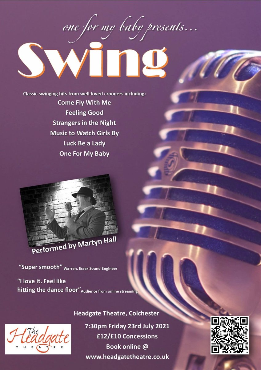 MartynHall16's tweet photo. Swing into summer with me at Headgate Theatre on 23rd July. Thanks to the news yesterday we can go ahead and get back to live performances! Please support live events this summer… and why not start with this one. #livemusic

https://t.co/fvFqslDuBj https://t.co/mQQ09TV52r
