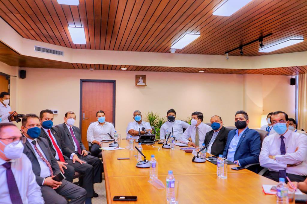 RajapaksaNamal's tweet photo. Airport digitalization has to be prioritized in order to cater to large volumes of tourist post #COVID19! Together with Hon. @ranatungaPR &amp; Hon. @ChanakaDinushan we aim to streamline,fast track &amp; seamlessly integrate the passenger experience through digitalization! #DigitalLKA https://t.co/wdtgFQMgyn