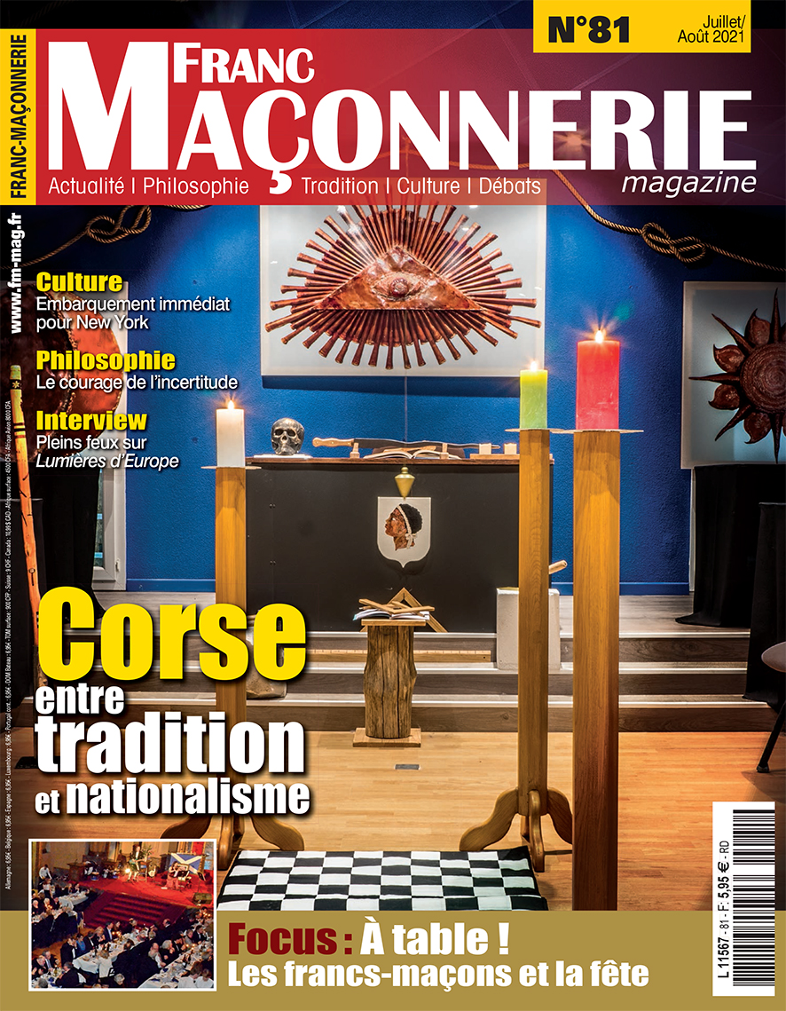 LE NUMÉRO DE L'ÉTÉ ! LE N°81 VIENT DE SORTIR ! en kiosque et sur abonnement.
Sommaire du n°81 >> fm-mag.fr/magazine-ndeg81 #francmaconnerie #corse #tradition #secret
