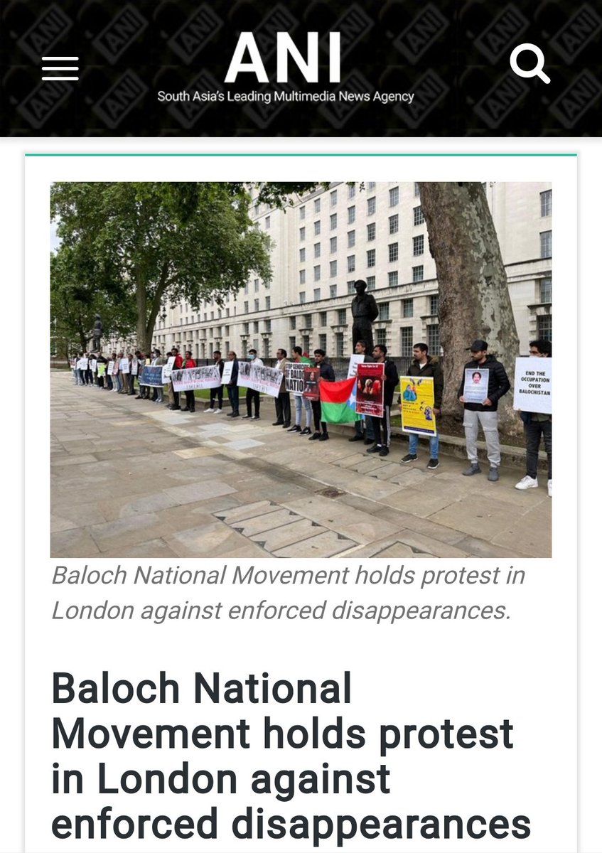Though the Balochistan issue is one of international significance, owing to a number of external stakeholders and cross-border aspirations, it has still been widely ignored by the international community. #GenocidalPakistan