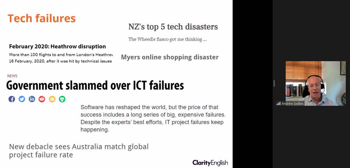 EdTechSIG's tweet photo. Andrew Stokes from @ClarityEnglish sharing some ed-tech project failures and what we can learn from them (and how to avoid repeating them) in our closing plenary session of Day 1 of the Symposium. #EdTechinELT
FOMO kicked in? Register for Days 2 &amp; 3 here: https://t.co/sNHKaOtIv1 https://t.co/bhzQHzxqdv
