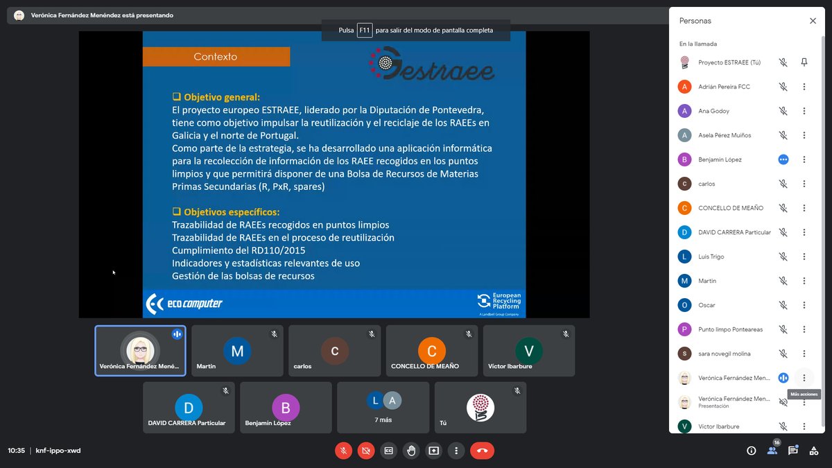 PEstraee's tweet photo. 📲 Empezamos la formación sobre la app #Gestraee para digitalización de los puntos limpios de A Lama, Vilagarcía, Silleda, Meaño, Mancomunidade do Morrazo (Moaña, @ConcellodeBueu @ConcelloCangas), @ponteareas_gal @ConcelloNigran @viladeGONDOMAR y @AGuarda_es
    
@poctep @depo_es https://t.co/ixAJlwQAhw
