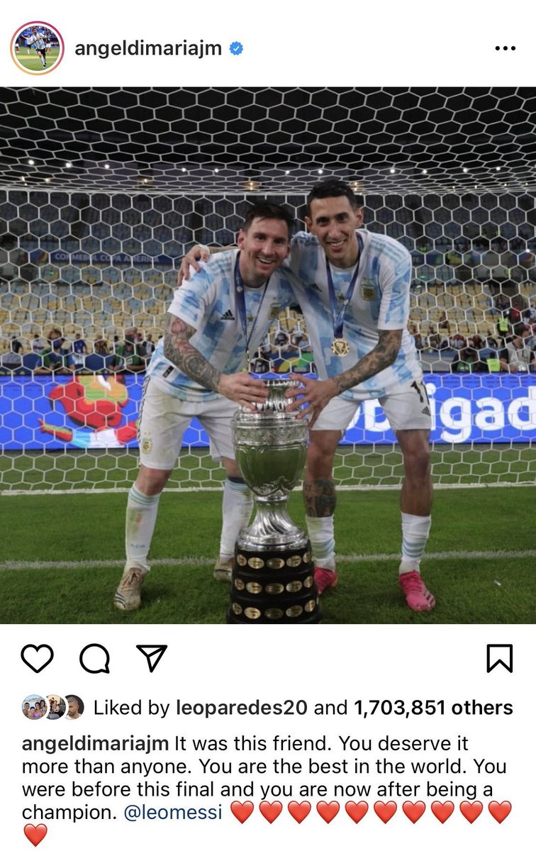 staconzy16's tweet photo. Just when we thought we've seen it all. Cristiano Ronaldo has unfollowed his friend, Di Maria for calling Messi "the best player now and in the past". The same post was recently liked by Real Madrid's legend, Sergio Ramos.

Alexia, play me 🎶Dorime 🎶 https://t.co/TcYDuPxv3H
