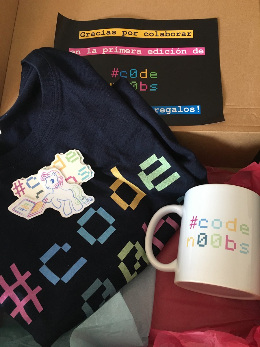 La gente majísima de <a href="/CodeNoobs/">CodeNoobs</a> me ha mandado cosas bonitas ✨🦄