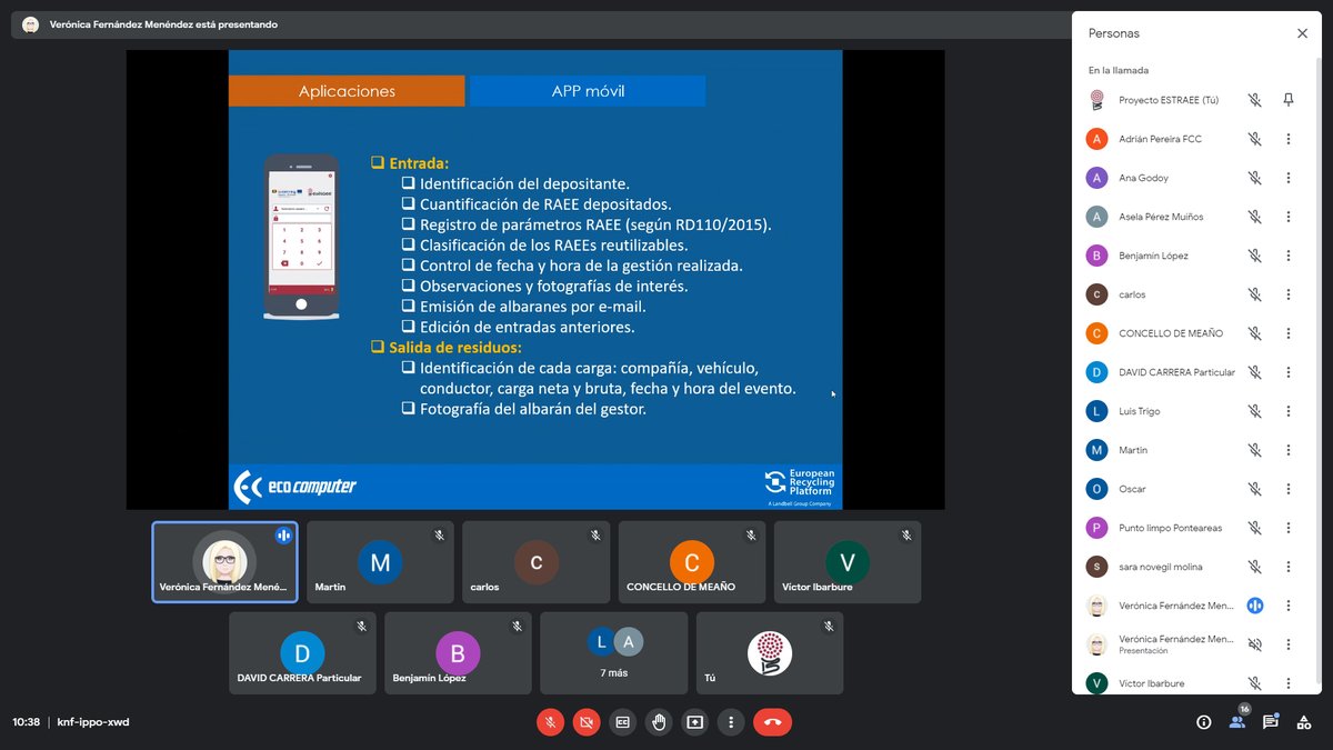 PEstraee's tweet photo. 📲 Empezamos la formación sobre la app #Gestraee para digitalización de los puntos limpios de A Lama, Vilagarcía, Silleda, Meaño, Mancomunidade do Morrazo (Moaña, @ConcellodeBueu @ConcelloCangas), @ponteareas_gal @ConcelloNigran @viladeGONDOMAR y @AGuarda_es
    
@poctep @depo_es https://t.co/ixAJlwQAhw