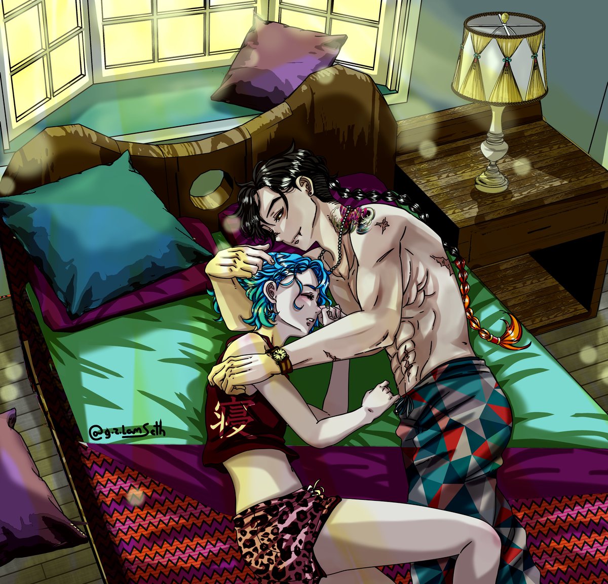 lamseth's tweet image. Ya tocaba un dibujo de mis #originalcharacter , esta no es mi pareja favorita de mi historia pese a que son los personajes principales, pero su historia sigue siendo bonita 😍

#ArtistOnTwitter #art #digitaldrawing #fanart #arte #manga