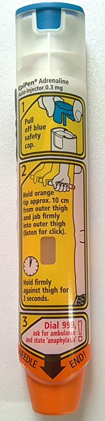 AllergyAction's tweet photo. @GerryakaTracey @ITV @thismorning @SAPHNAsharonOBE @sarahjchapman Very worrying - especially when instructions are clearly pictured on the actual device. Hours of careful training and confidence undermined in a flash by a few seconds tv image - managing #risk depends on things being #clear #unambiguous https://t.co/YGi6Nowaxr