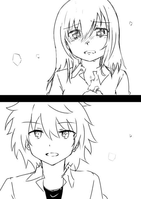 雪先『…私は』
  『……ルトワに会いたい。例え、私のことを覚えていてくれなくても、私はまた、ルトワに会いたいッ!!』
◆
火鷹『なら、俺も力を貸す』
  『お前がやるんだ。なら、俺もやるのは当たり前だろ?』

  『俺たちは二人揃って、双対の逸脱者(ディヴィエイター)なんだからな』 