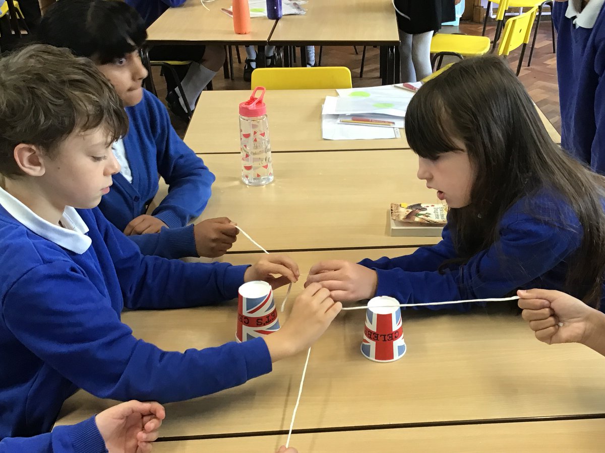 stjohns_year6's tweet photo. Class 5 are really enjoying their transition day so far. #StJohnsCurriculum #teamwork https://t.co/VozkEKVc6t