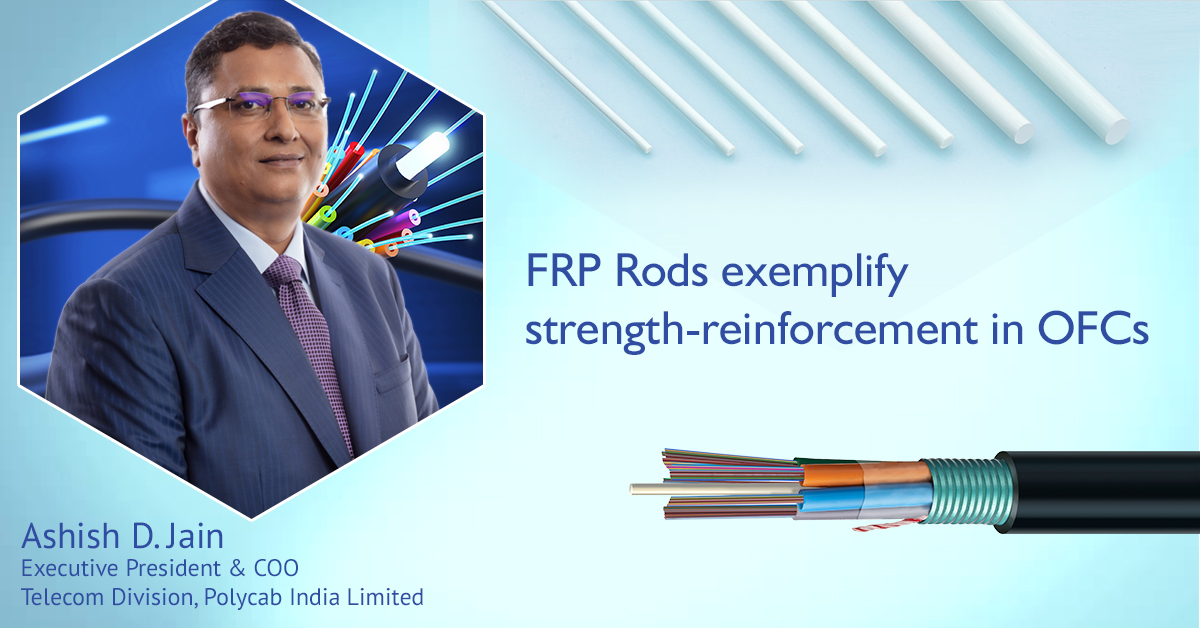 PolycabTelecom's tweet photo. Polycab Telecom manufactures FRP Rods in diverse customizations, specified by its customers, to meet their needs. We have a global market for these products as well.
Read More - https://t.co/4c2asCBomq
#FRPRods #OFCNetwork #PassiveNetworking #PolycabTelecom #MakeinIndia https://t.co/mdA8t6Xo7e