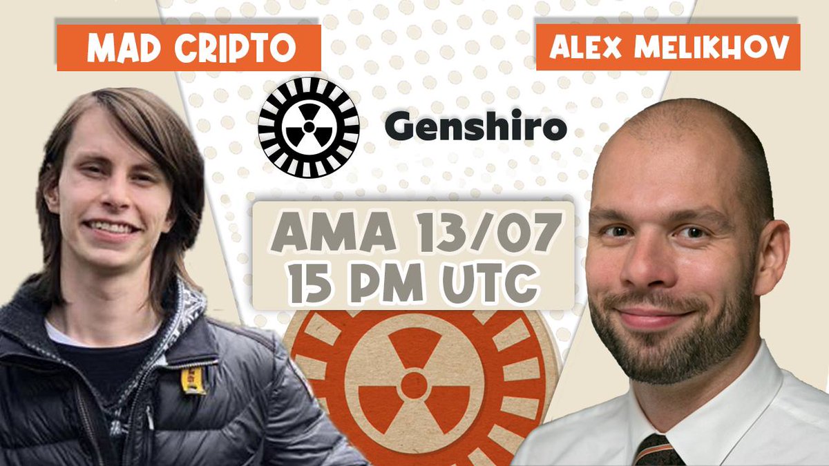 Tendremos un AMA con el fundador y CEO de <a href="/GenshiroDeFi/">Genshiro</a>  hoy 13 de Julio! en telegram: t.me/joinchat/oPmkt… Van a regalar $200! Para participar debes: 

1. Suscribirte al telegram de Genshiro t.me/genshiro_offic…
2. Seguir a Genshiro en Twitter: x.com/genshirodefi