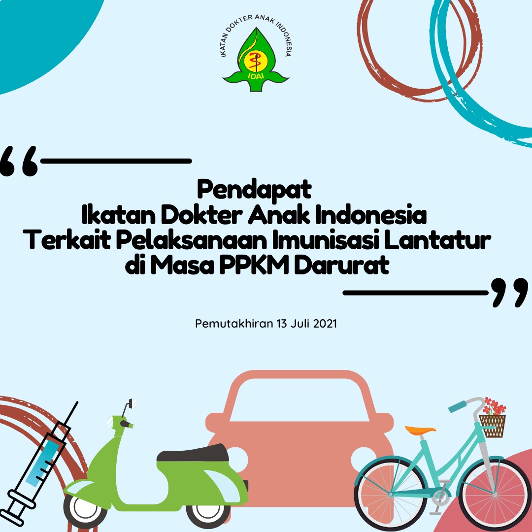 idai_tweets's tweet photo. Simak Pendapat Ikatan Dokter Anak Indonesia Terkait Pelaksanaan Imunisasi Lantatur di Masa PPKM Darurat (13 Juli 2021). Unduh naskah lengkap melalui tautan pada infografis. (1)
#COVID19
#PendapatIDAI
#IDAIStatement
#PPKMDarurat
#Imunisasi https://t.co/UTIEaOs62n