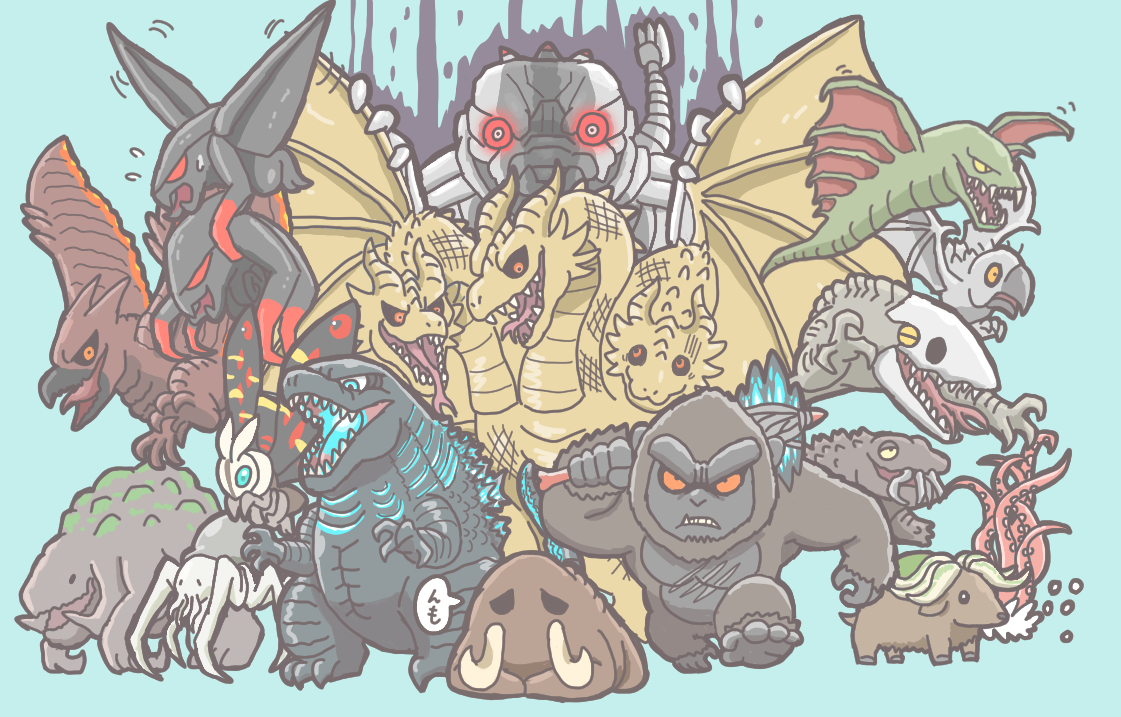 мир монстриков. кайдзю кракен. мультик университет монстров. огромный монстр. монстрики.