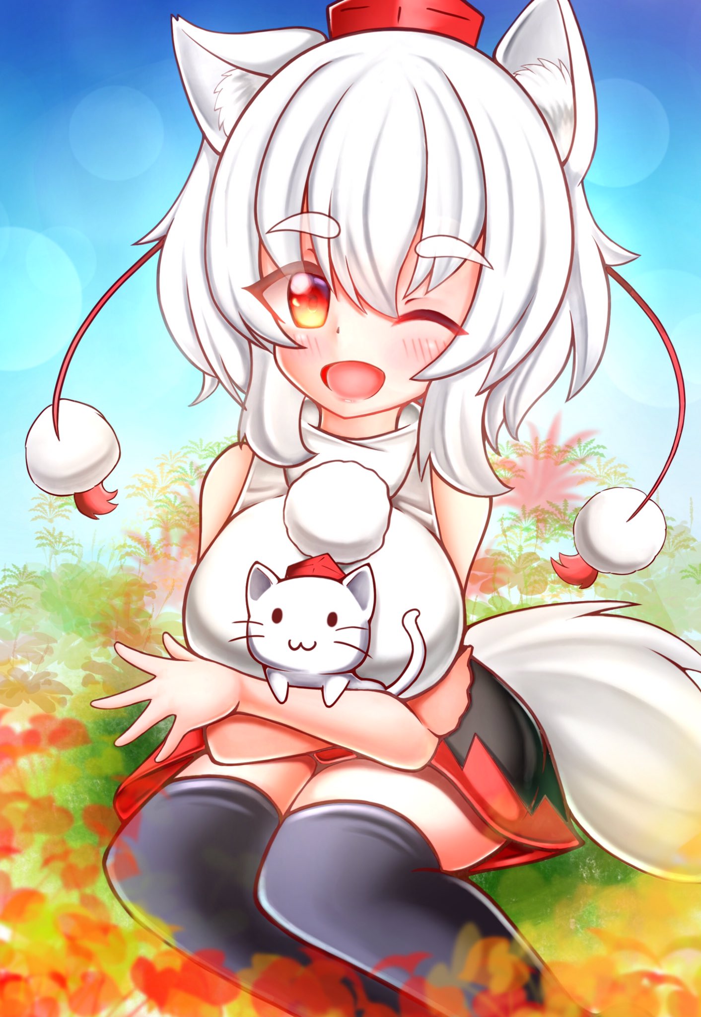 牛太 絵描き 東方project 犬走椛 可愛いと可愛いのダブルパンチ T Co Ympk4f5ldj Twitter
