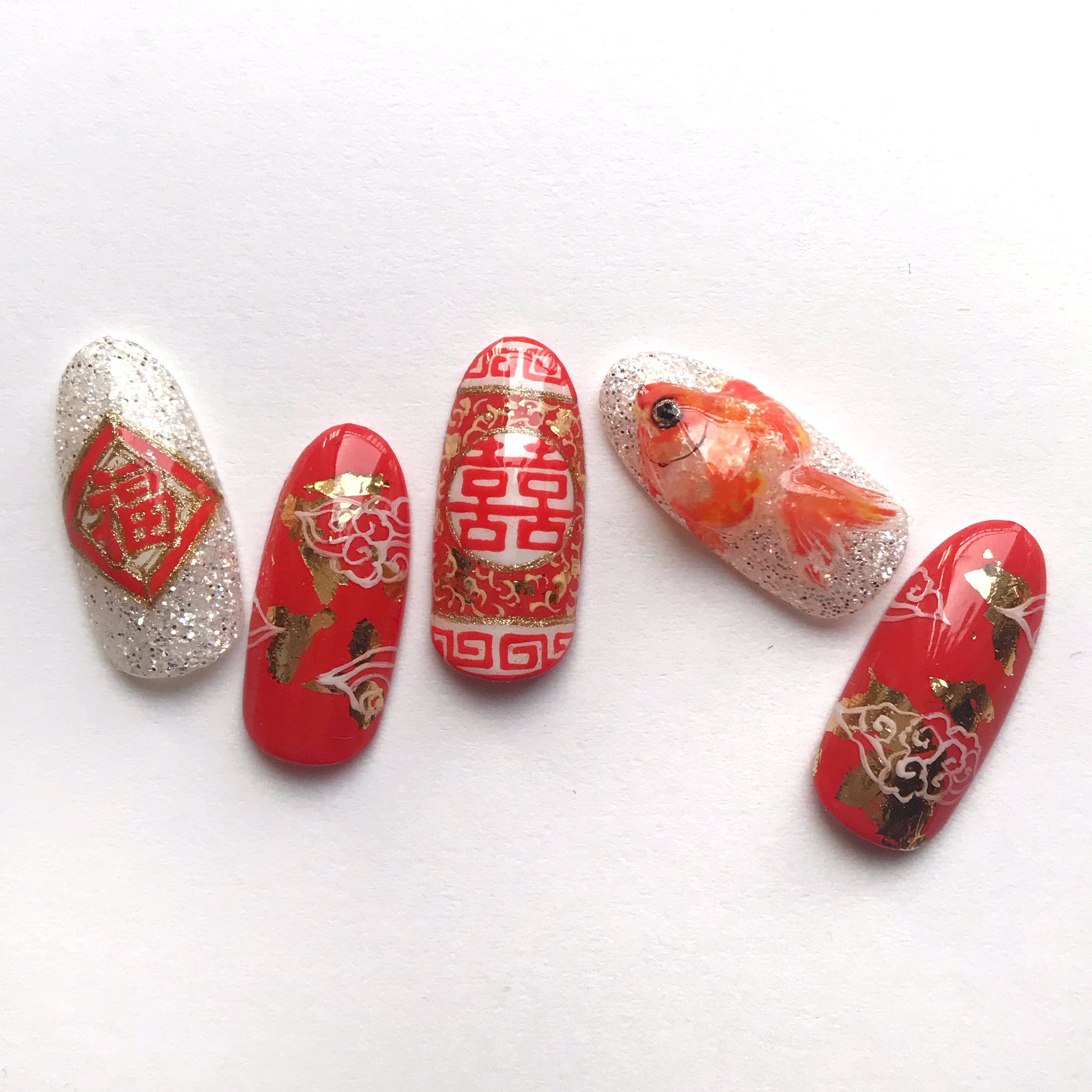 Pono Nails 夏に人気の金魚ネイル 金魚ネイル 3dネイル ネイルアート T Co Kbypvt17jo Twitter