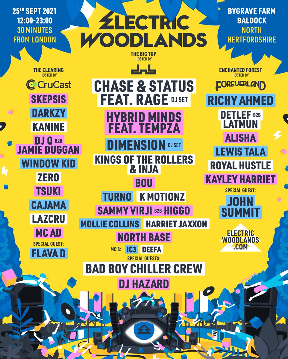 “ @electricwoodfst Brand new day festival in a beautiful woodland setting in Hertfordshire.  Sign up for tickets: electricwoodlands.com