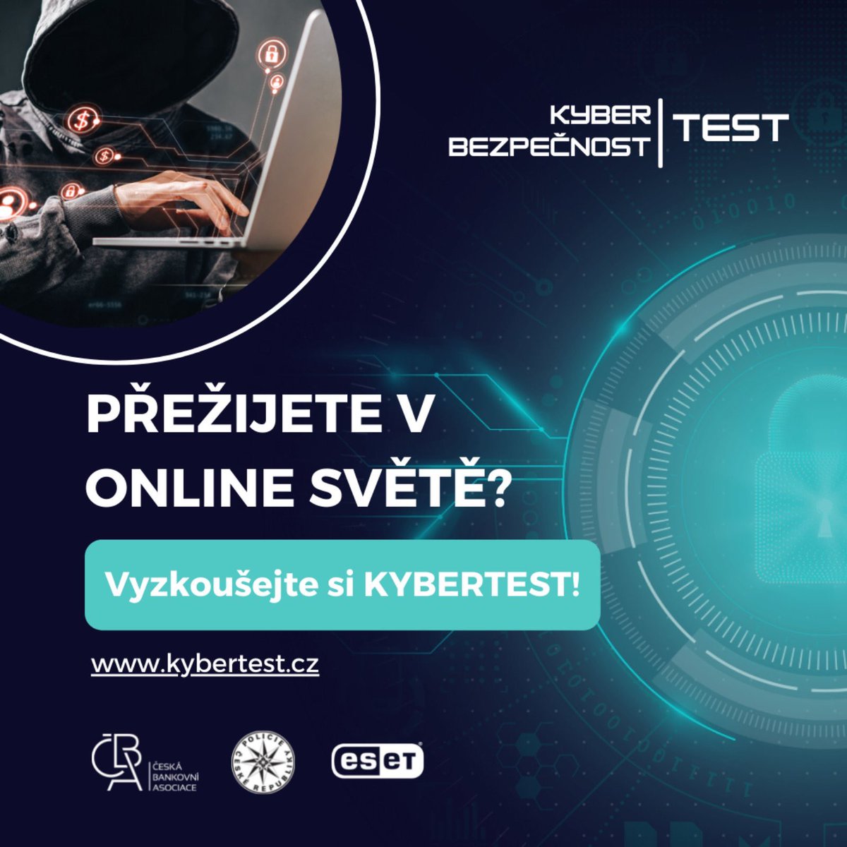 ⚠️ Odhalíte včas, že na vás útočí on-line podvodníci❓#phising #vishing

Vyzkoušejte si kybertest.cz 📲 od <a href="/cba_cz/">Česká bankovní asociace</a> a pamatujte: PINy, přístupové údaje ani údaje z platebních karet či potvrzovacích SMS po vás banka ani <a href="/PolicieCZ/">Policie ČR</a> NIKDY NEPOŽADUJÍ❗☝

#kyberbezpecnost