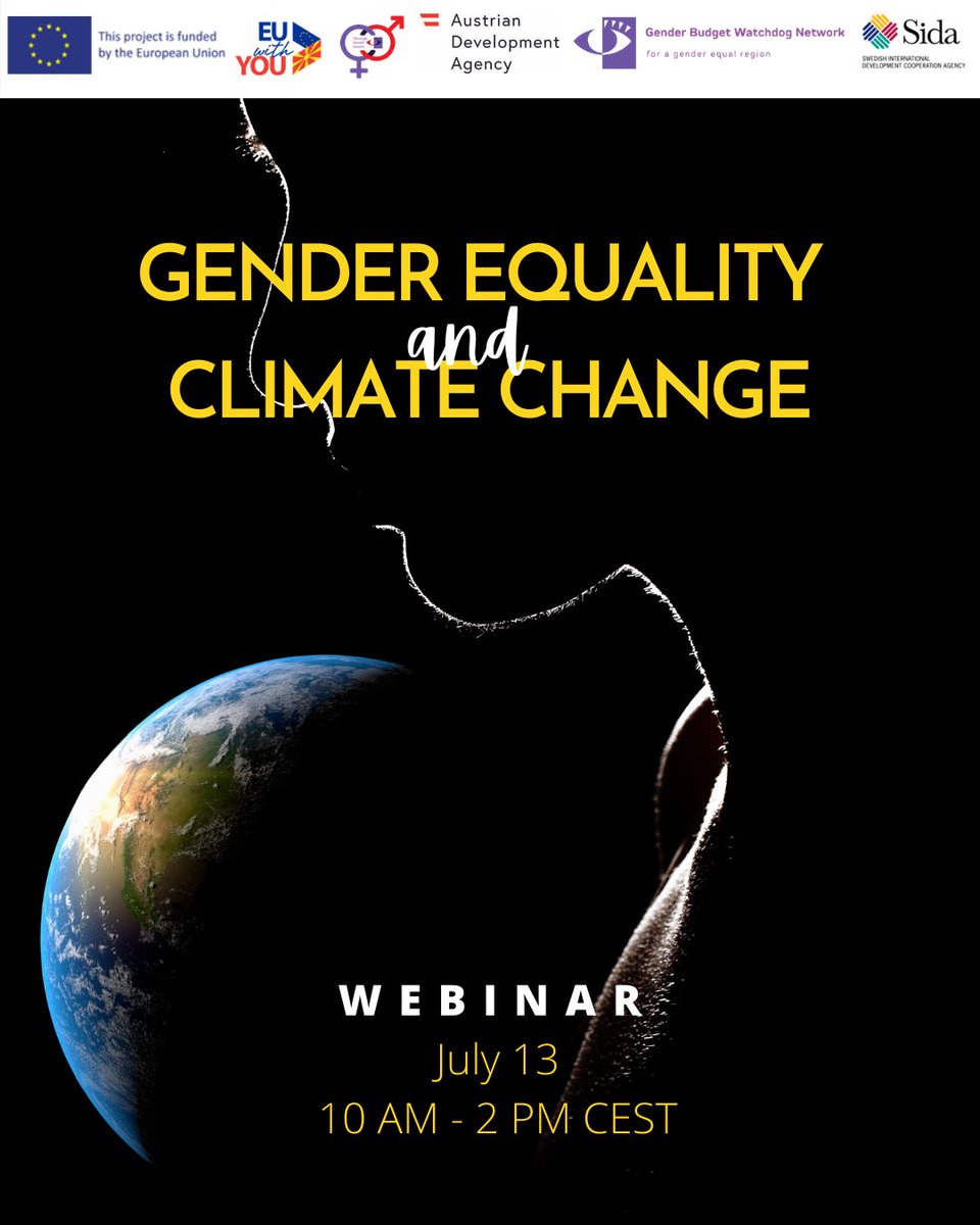 GenderBudget's tweet photo. 🌱 Our webinar starts at 10:00 CEST! Register at https://t.co/abWCcnO8Of and receive the link to participate! 

🌍🗣

#GenderBudgetWatch
#genderequality
#climatechange https://t.co/rHH81FtKYR