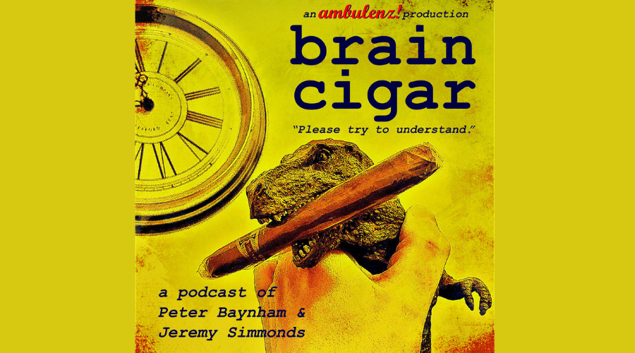 Royal Television Society (@rts_media) on Twitter photo This month's Ear Candy pick is <a href="/PeterBaynham/">Peter Baynham</a> and <a href="/Jah_Womble/">Jeremy Simmonds</a>'s gloriously bizarre podcast #BrainCigar bit.ly/3wCE29q This month's Ear Candy pick is <a href="/PeterBaynham/">Peter Baynham</a> and <a href="/Jah_Womble/">Jeremy Simmonds</a>'s gloriously bizarre podcast #BrainCigar bit.ly/3wCE29q