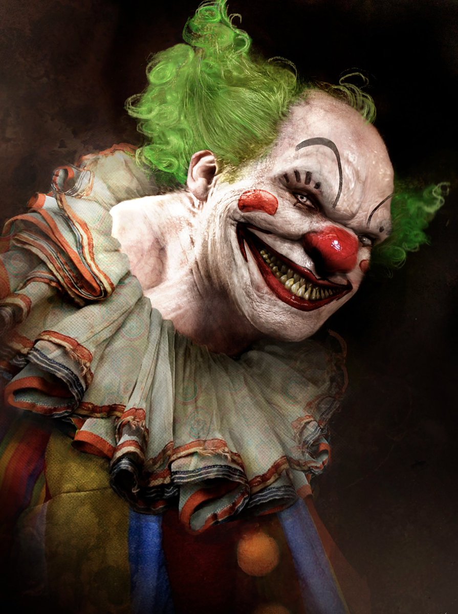 geeks4242's tweet photo. #horror
#Clown
#DanielMidholt
#JeradMarantz
#CarlosVillas https://t.co/HFEYD3pOPj