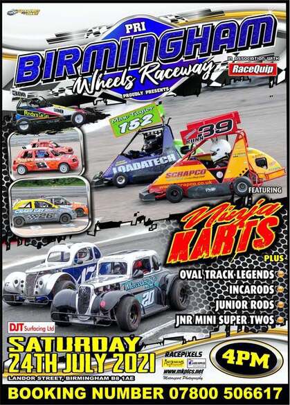 Driver Booking are NOW OPEN via:- pri.alphatiming.co.uk/register/events for both events!

Advance Tickets are ON SALE for both events via:- pribirminghamwheelsshop.co.uk

Remember we need your help to keep wheels open, support us by coming to our event! 

#birminghamwheels