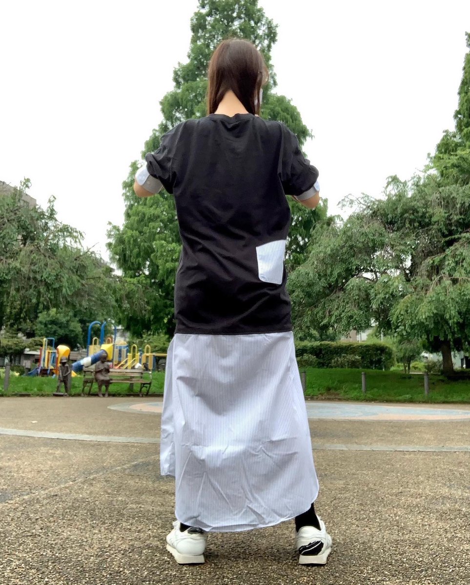 Tシャツリメイクワンピース