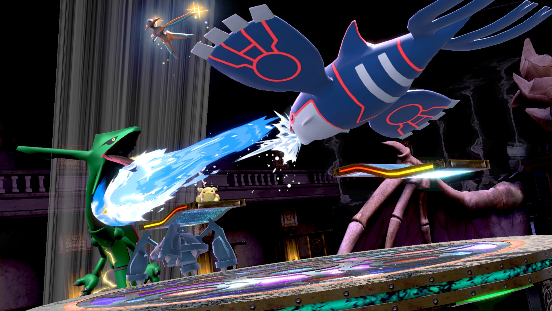 Twitter 上的 桜井 政博 Masahiro Sakurai 02年のきょう ポケットモンスター ルビー サファイア Pokemon Ruby Sapphire 発売 はじめてgbaで出たポケモン レックウザは スマブラx ではボス敵でしたね スマブラspでは カロスポケモンリーグの 竜 ステージ
