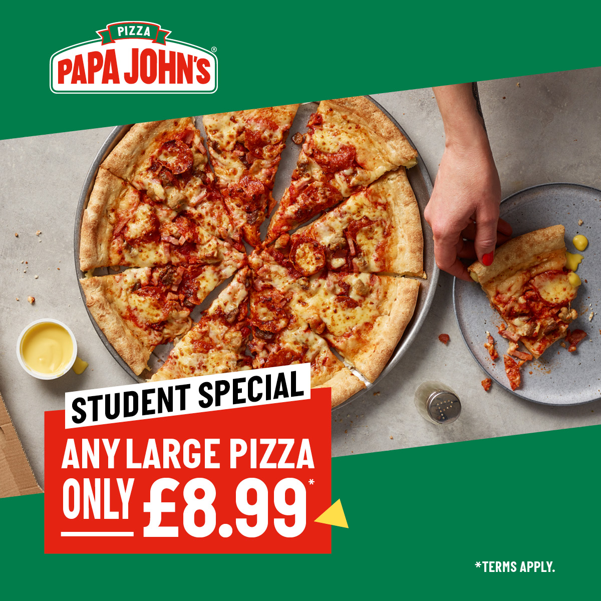 Papa johns discount deals
