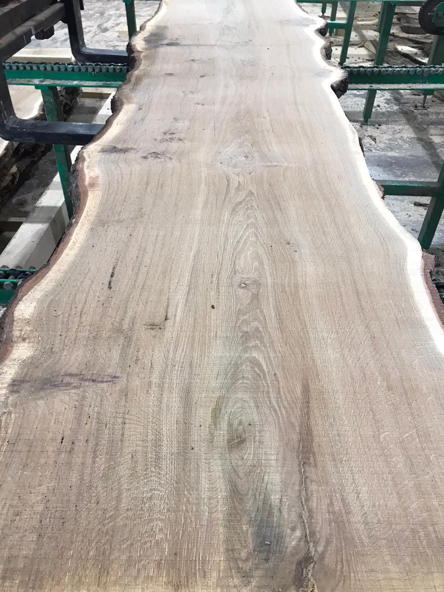 Some beautiful 50mm English Oak being cut in the Mill. 
For more information on <a href="/ShelmoreTimber/">Shelmore Timber</a> please visit our website shelmoretimber.co.uk or call 01785 284718
