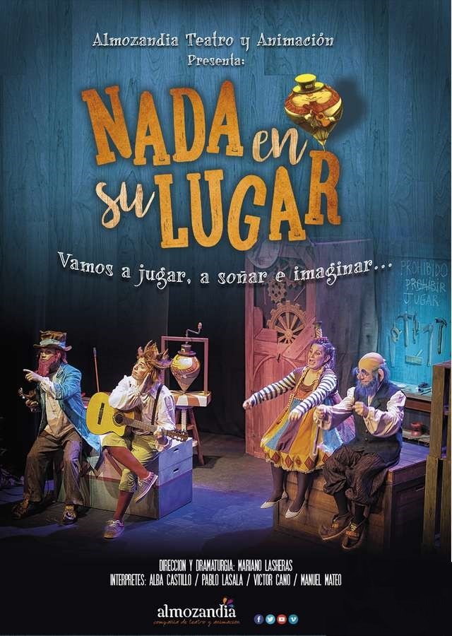 🎶🧸Actores, títeres, objetos, juegos, juguetes, voces y música en directo se unen en la fábula "Nada en su lugar", de <a href="/Almozandia/">Almozandia Teatro</a> 🙂

🗓️ Jueves 15 de julio
⌚18.30 horas 
📍 <a href="/pcongresoshu/">P. Congresos Huesca</a> 

🎟️ Consigue ya tus entradas 👇 
palaciodecongresoshuesca.4tic.com/par-public/res…

#Laurentis2021