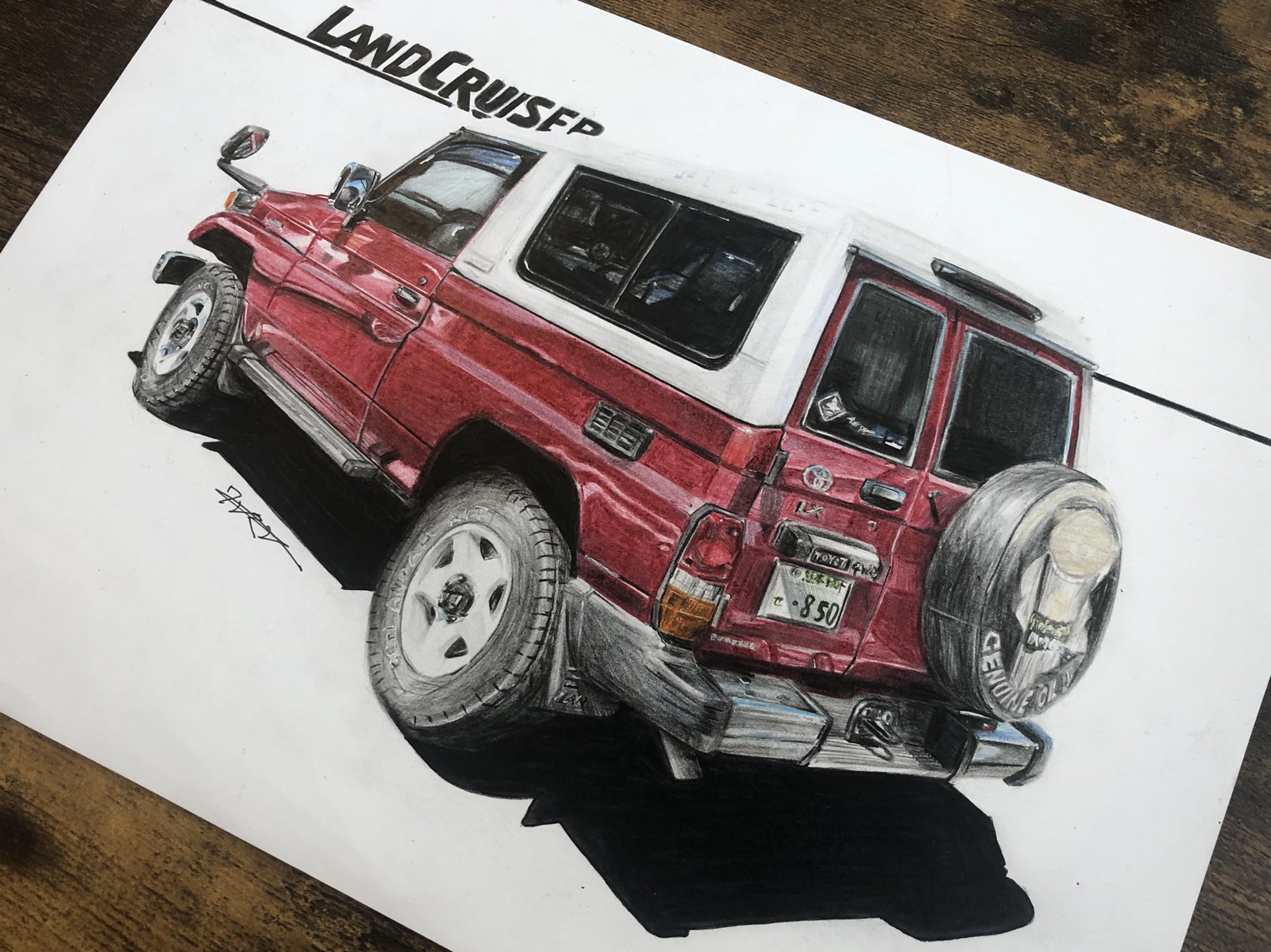 ワンマン 70系ランドクルーザーを描きました 私のイラスト2年目の初作品となりました 旧車はやはり難しい スキャンデータで不備があったので 今回は実物写真だけで 色鉛筆画 イラスト T Co Qw1ccmkihx Twitter ワンマン 70系ランドクルーザーを描きました 私のイラスト2年目の初作品となりました 旧車はやはり難しい スキャンデータで不備があったので 今回は実物写真だけで 色鉛筆画 イラスト T Co Qw1ccmkihx Twitter