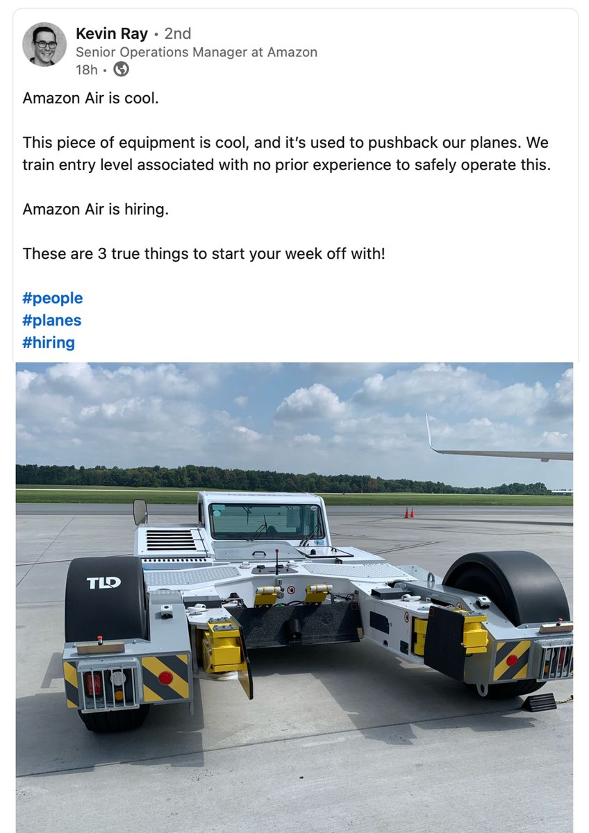 When the customer says it all... "This piece of equipment is cool,..." 
Thanks for sharing Kevin Ray!

At <a href="/TLDGSE/">TLD GSE</a>  we love designing, assembling, and caring for #smartgse for #smartaviation 

#innovation #engineering #gse #transportation #logistics #leanerandgreeneraviation