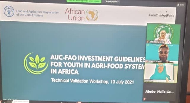 Amb. Josefa Sacko (@josefasacko) on Twitter photo We call for increased investment in #youth in Africa's #AgriFoodSytems, through new investment guidelines. I urge all African govts to take action & formulate policies, programmes that focus on youth. Tap in youth energy & dynamism in this sector.
<a href="/_AfricanUnion/">African Union</a>
<a href="/AU_DARBE/">AU Agriculture, RuralDev't BlueEconomy Environment</a>
<a href="/FAO/">Food and Agriculture Organization</a> We call for increased investment in #youth in Africa's #AgriFoodSytems, through new investment guidelines. I urge all African govts to take action & formulate policies, programmes that focus on youth. Tap in youth energy & dynamism in this sector.
<a href="/_AfricanUnion/">African Union</a>
<a href="/AU_DARBE/">AU Agriculture, RuralDev't BlueEconomy Environment</a>
<a href="/FAO/">Food and Agriculture Organization</a>