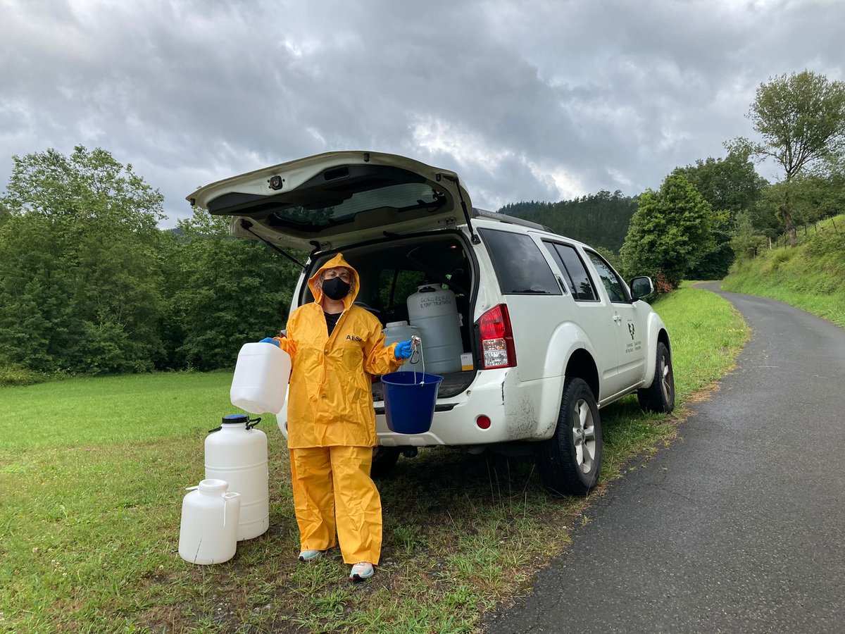 BGonzalezGaya's tweet photo. Yes, I said #summer campaign. #wwtps, #drinkingwater plants, #catchments we will go there to monitor you, no matter #rain or #shine! 🌊❄️💨☀️🌦🌪🌨

#suspectscreening #nontargetanalysis #pollution #chemicals #contaminants #biscay https://t.co/1HiGlI9juB