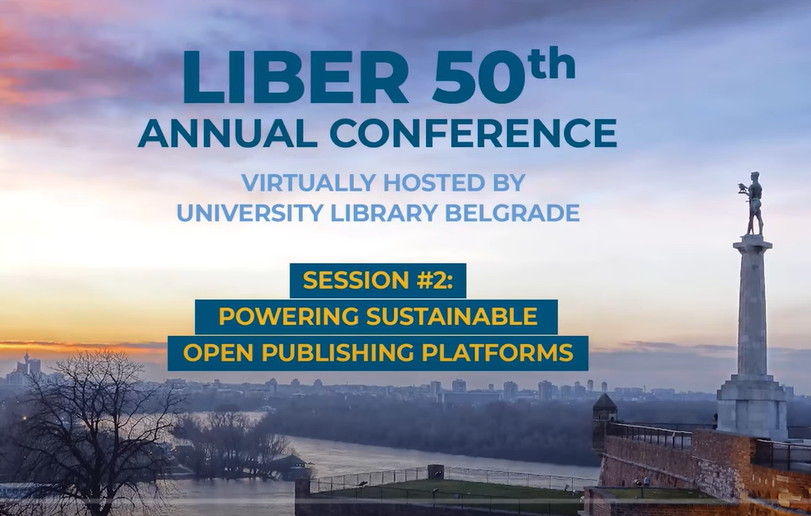 oacore's tweet photo. Please find here the recording of the #LIBER2021 Session #2: Powering Sustainable #Open #PublishingPlatforms: https://t.co/8xPNezeYZq
@LIBEReurope https://t.co/tirPXBgrSp