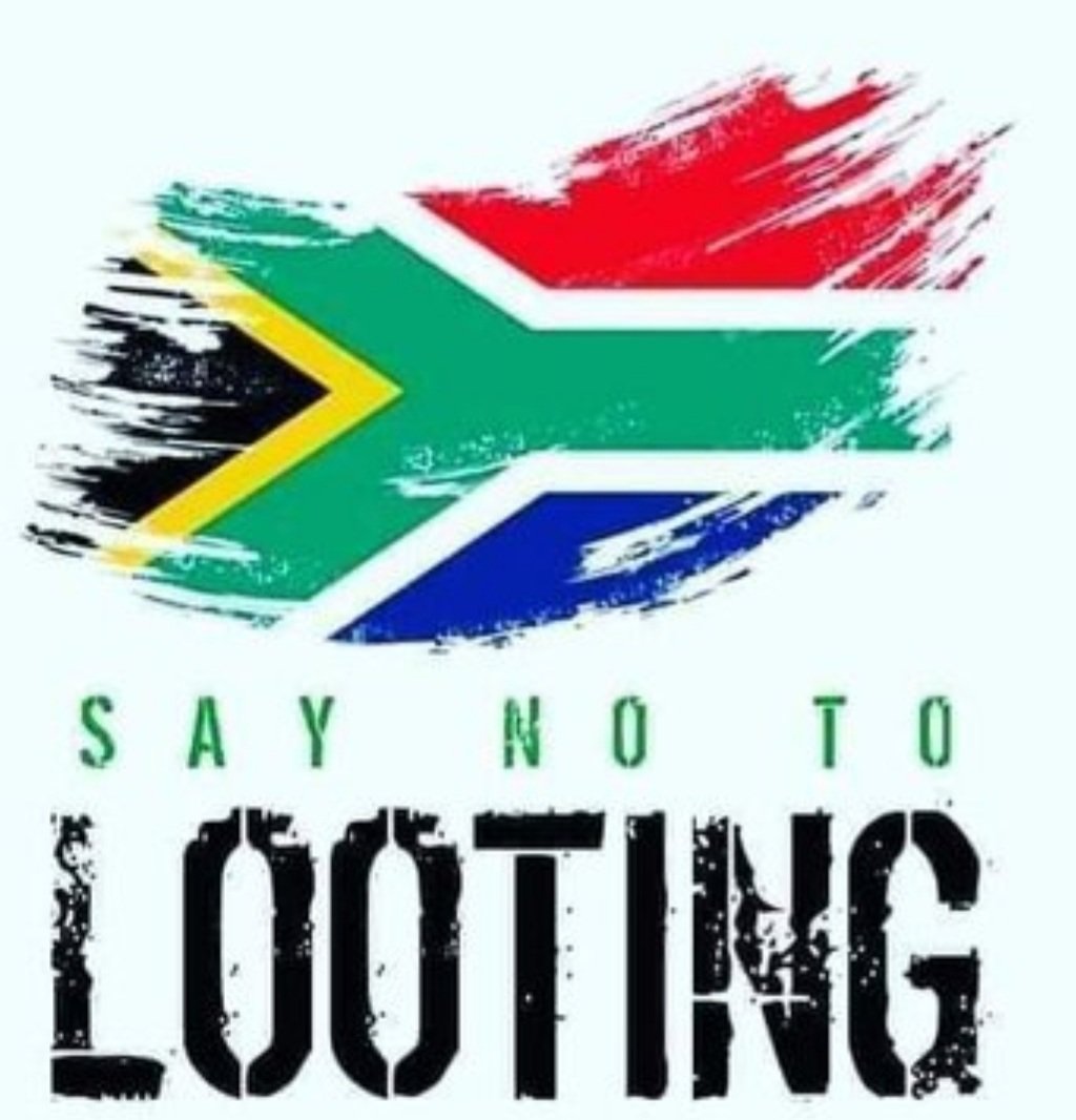 JacquiRich's tweet photo. We are not taking part in #looting. I stand with #EasternCape and #Limpopo from #WesternCape #SayNoToLooting #BuildUp and do NOT #ShutdownSA join us and retweet! #keepjobs #NOTOLOOTING https://t.co/zEBf2qE2TK