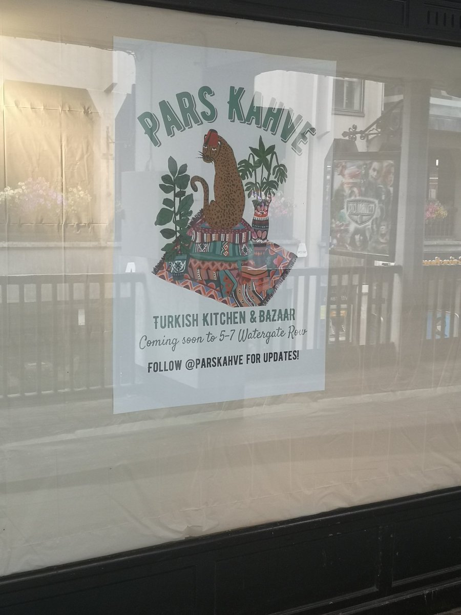 New business on Watergate row: 
Pars Kahve Turkish kitchen and bazaar
