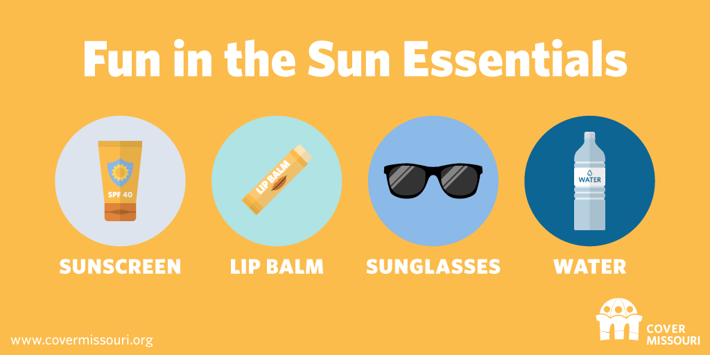 This summer is a hot one! Take care to prepare when spending a lot of time outside. Don’t forget these essential items: