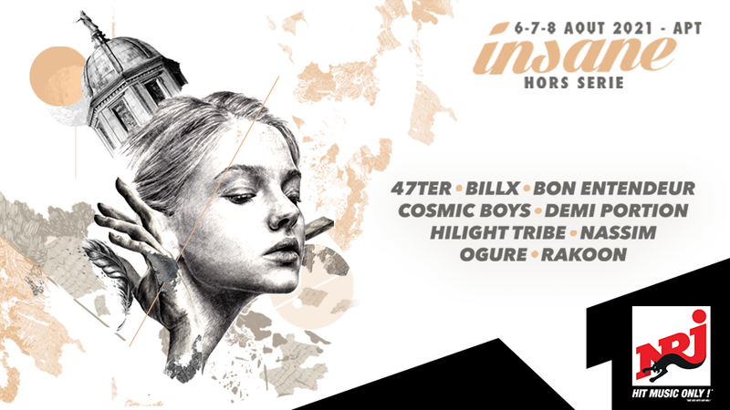 🚨 [EVENEMENT #NRJ] 
<a href="/InsaneFestival/">Insane Festival</a> 2021 | Hors-Série du 6 au 8 août à #Apt !
🔊 3 soirées
🔊 1 scène
🎧 17 artistes
⏰ 18H00 - 1H00
____________________________________
⏩▶️ BILLETERIE ◀️⏪
insanefestival.com/tickets